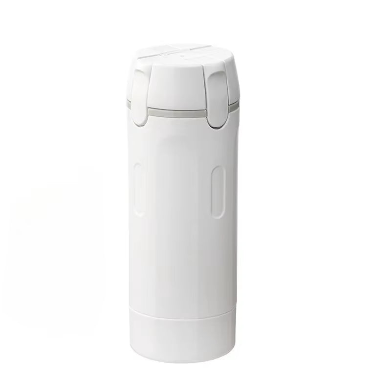 1Pc 4-In-1 Emulsion Dispenser Bottle, Travel Bottle, Minimalist with Labels, Travel Dispenser Bottle, Toiletry Container